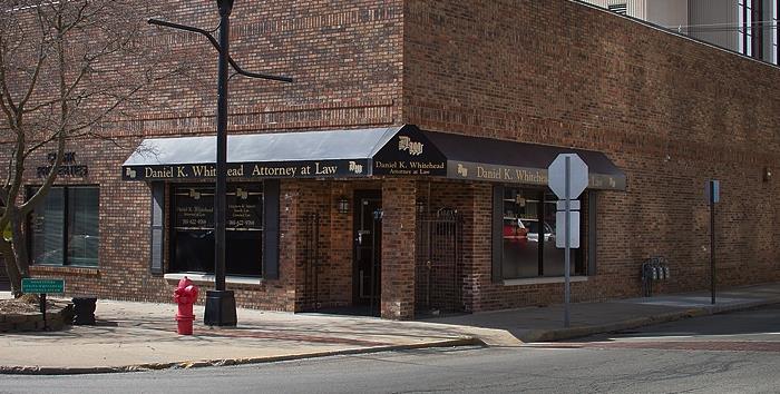 Downtown Anderson Law Office at the corner of 10th and Meridian Streets